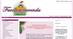 Desktop Screenshot of favoleamerenda.it